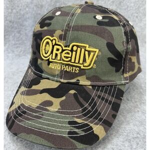 O'Reilly Auto Parts Camouflage Hat Adjustable Strapback Dad Cap One Size NWOT